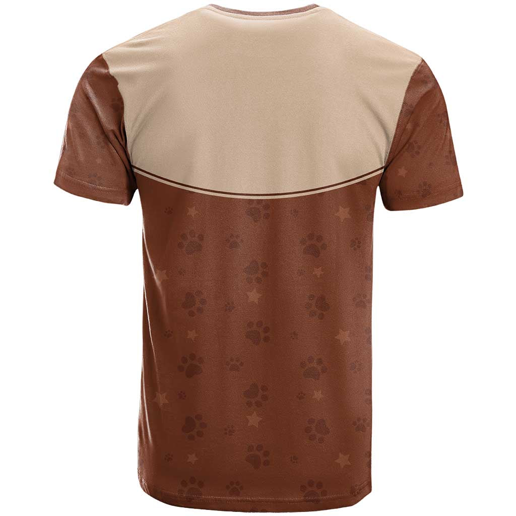 Cowdog T-Shirt Cowboy Patriotic Labrador Western Yoke Graphic Tee