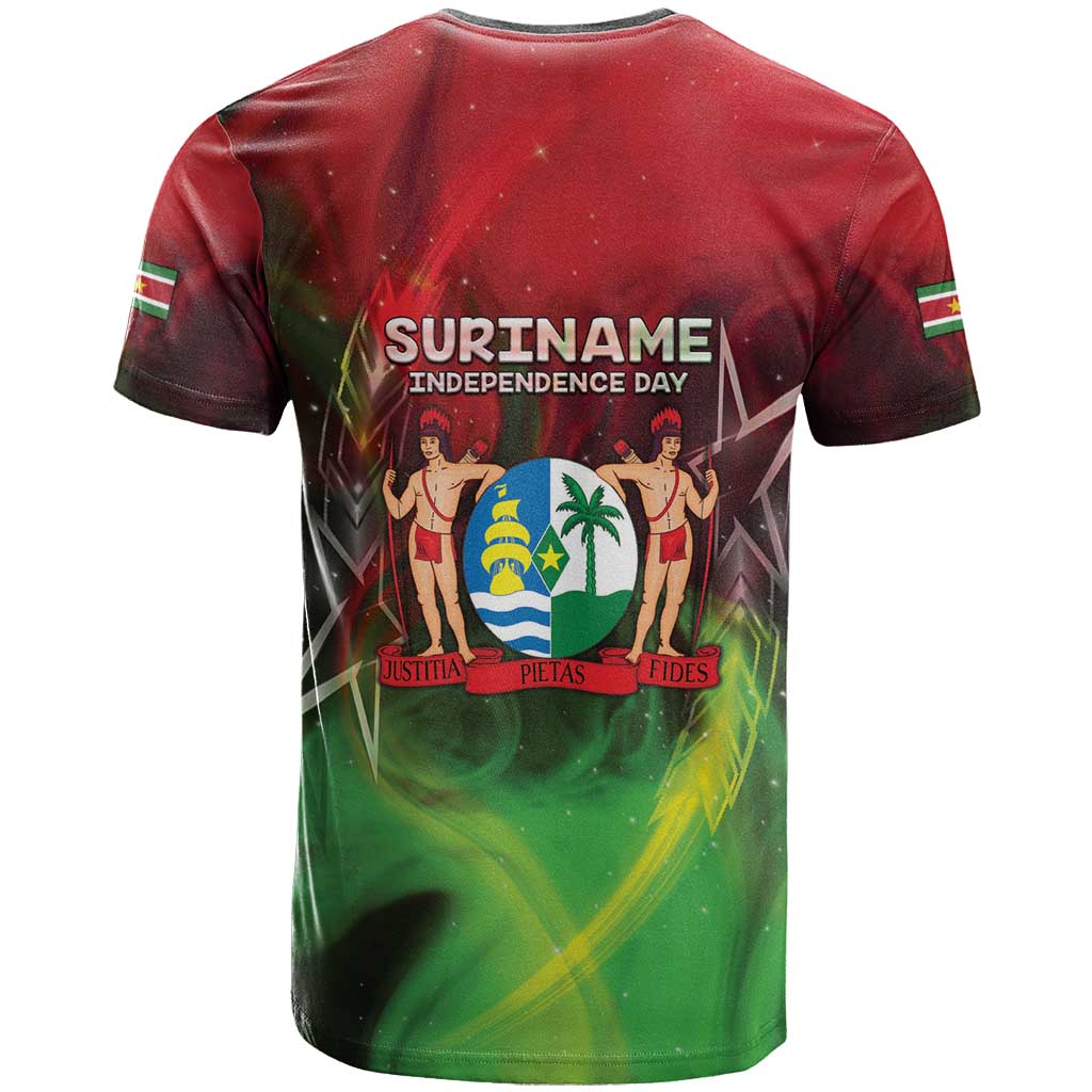 Suriname Independence Day T-Shirt Wan Switi Srefidensi Dey Graphic Tee
