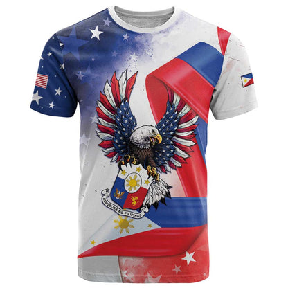 Filipino American History Month T-Shirt Philippines Proud Of My Roots Graphic Tee