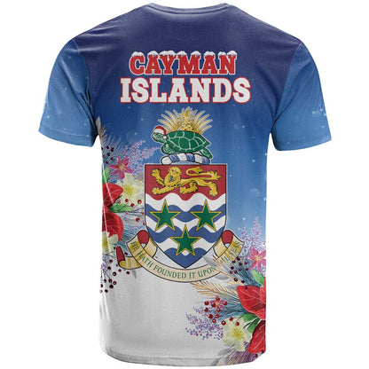 Cayman Islands Christmas T-Shirt Coquette Bow Xmas Vibe Graphic Tee