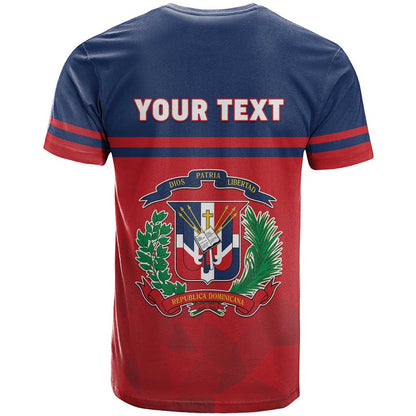 Personalized Dominican Republic T-Shirt Dominicana Flag Map Graphic Tee