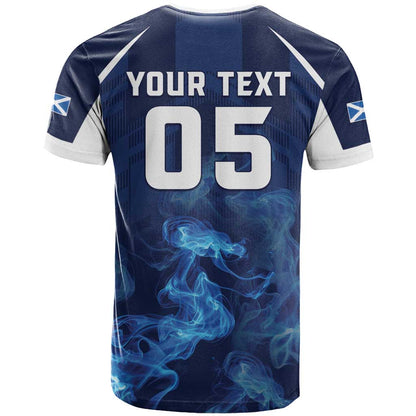 Scotland Rugby Custom T-Shirt Go Scottish Thistle Unique Style Graphic Tee