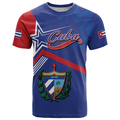 Cuba Coat Of Arms T-Shirt The Pearl Of The Antilles Graphic Tee