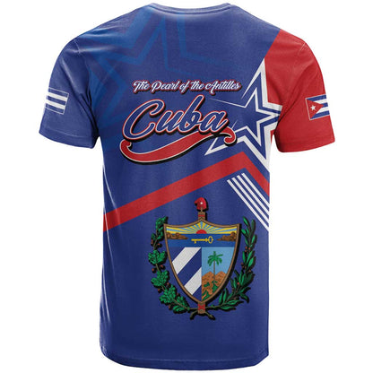 Cuba Coat Of Arms T-Shirt The Pearl Of The Antilles Graphic Tee