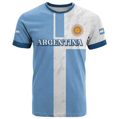 Custom Argentina 2024 Football T-Shirt Sport Style Graphic Tee