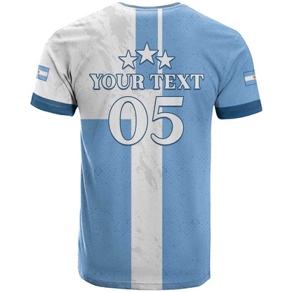 Custom Argentina 2024 Football T-Shirt Sport Style Graphic Tee