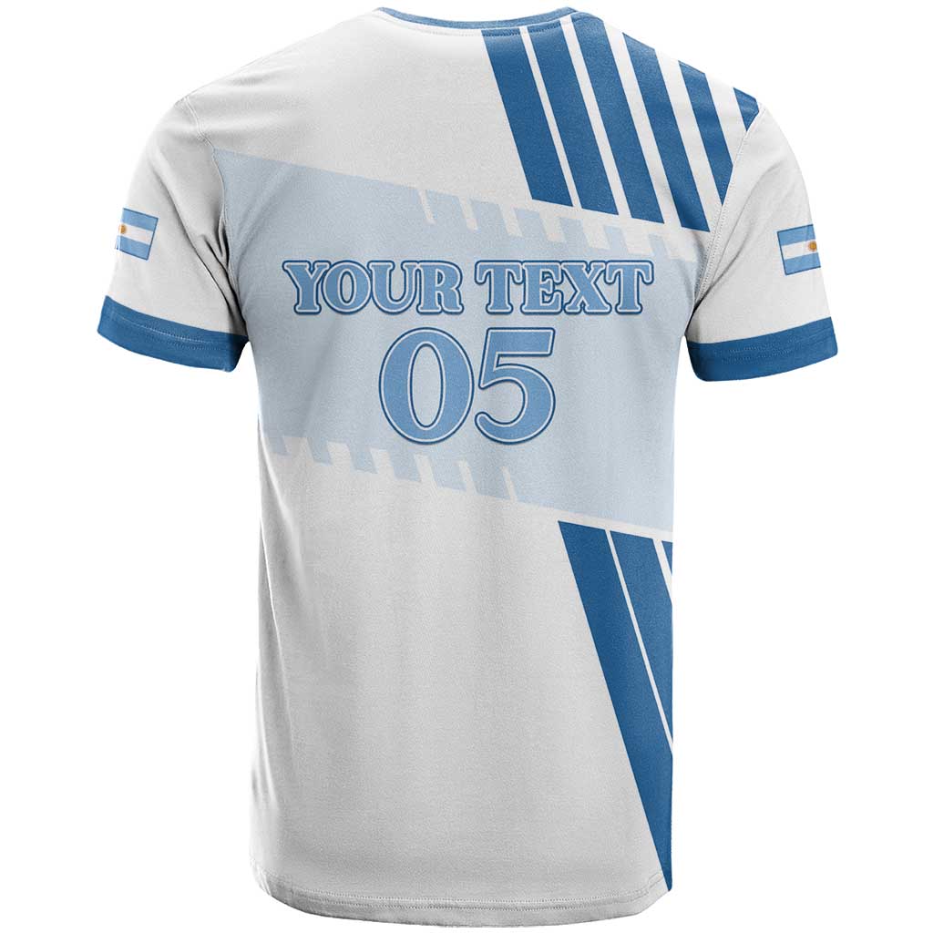 Custom Argentina 2024 Football T-Shirt Go Champions La Albiceleste Graphic Tee