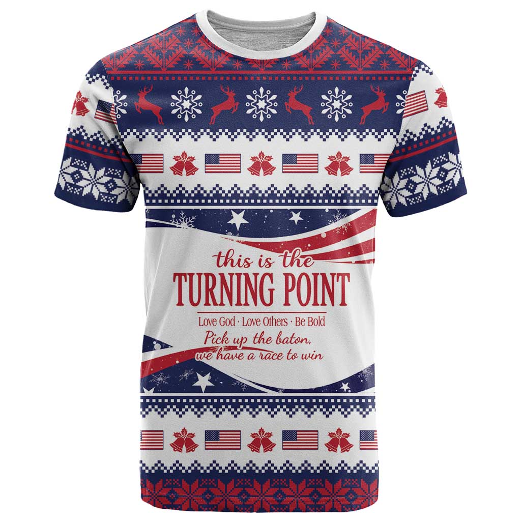This is The Turning Point T-Shirt Patriotic American Graphic Tee