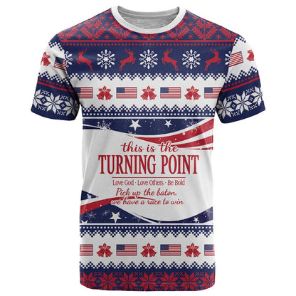 This is The Turning Point T-Shirt Patriotic American Graphic Tee