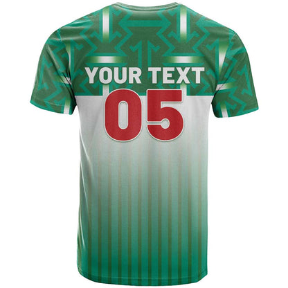 Custom Morocco Football T-Shirt 1994 Retro Green Version Graphic Tee