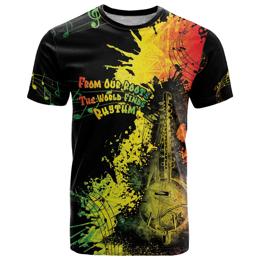 Afro Music Pride T-Shirt From Our Roots The World Finds Rhythm Graphic Tee