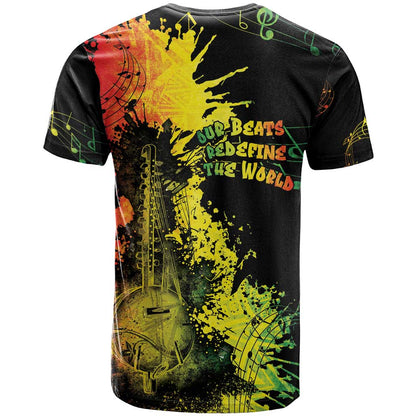 Afro Music Pride T-Shirt From Our Roots The World Finds Rhythm Graphic Tee