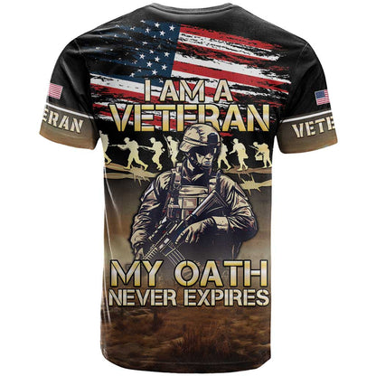 United States Veterans Day T-Shirt Thank You Veterans Proud US Flag Graphic Tee