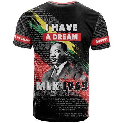 MLK Honoring The Legacy T-Shirt Black Version Graphic Tee