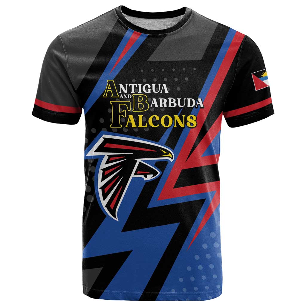 Custom Antigua and Barbuda Cricket T-Shirt Sporty Style Graphic Tee