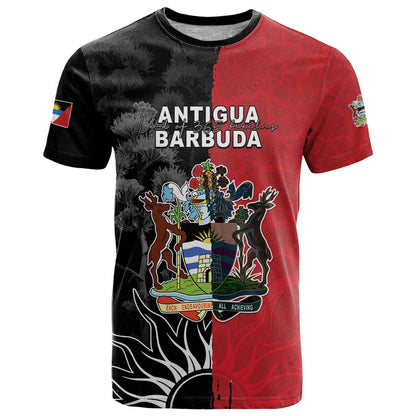 Personalized Antigua and Barbuda T-Shirt Land Of 365 Beaches Graphic Tee