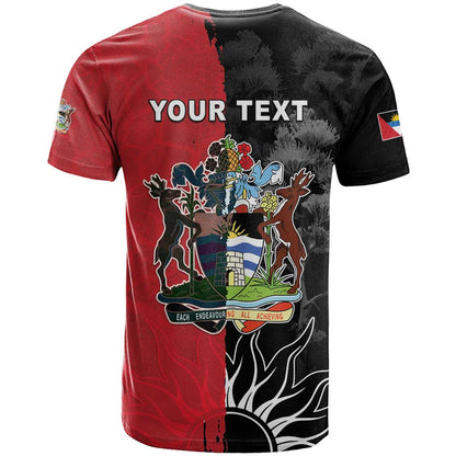 Personalized Antigua and Barbuda T-Shirt Land Of 365 Beaches Graphic Tee