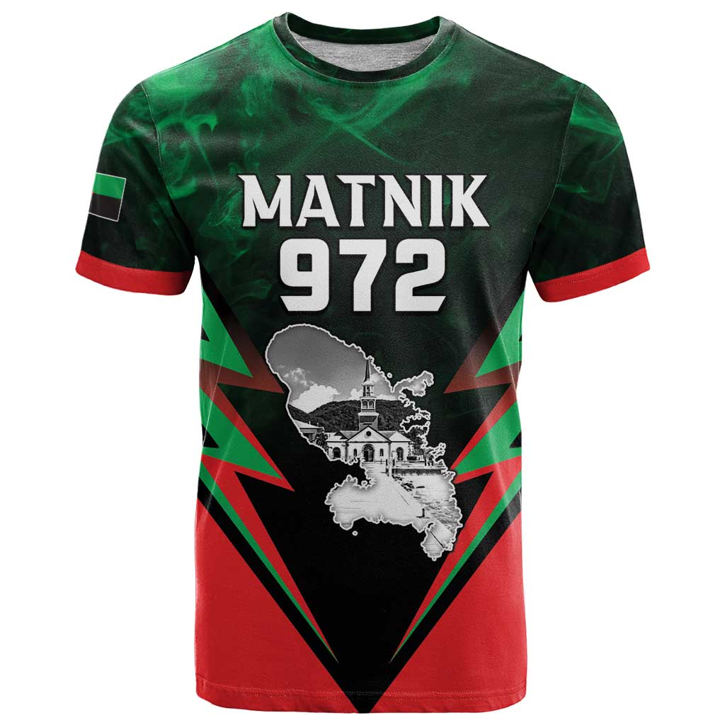 Personalized Martinique 972 T-Shirt Matnik Map Graphic Tee