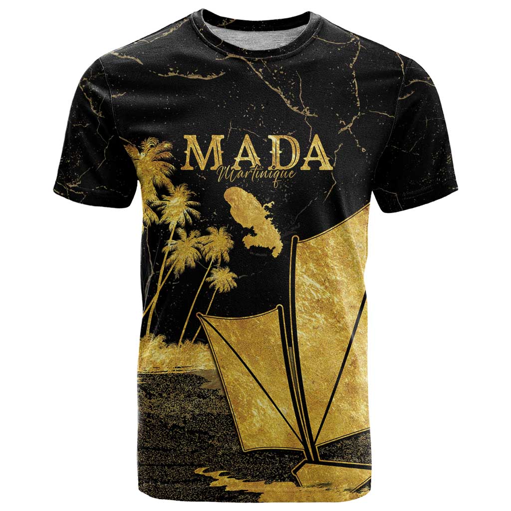 Mada Martinique T-Shirt Martinique Yole Gold Graphic Tee