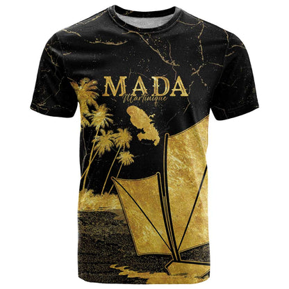 Mada Martinique T-Shirt Martinique Yole Gold Graphic Tee