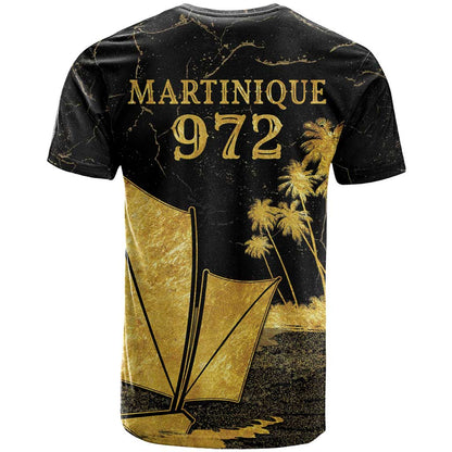 Mada Martinique T-Shirt Martinique Yole Gold Graphic Tee