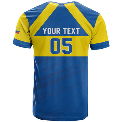 Custom Ecuador Football T-Shirt Go Champions Graphic Tee