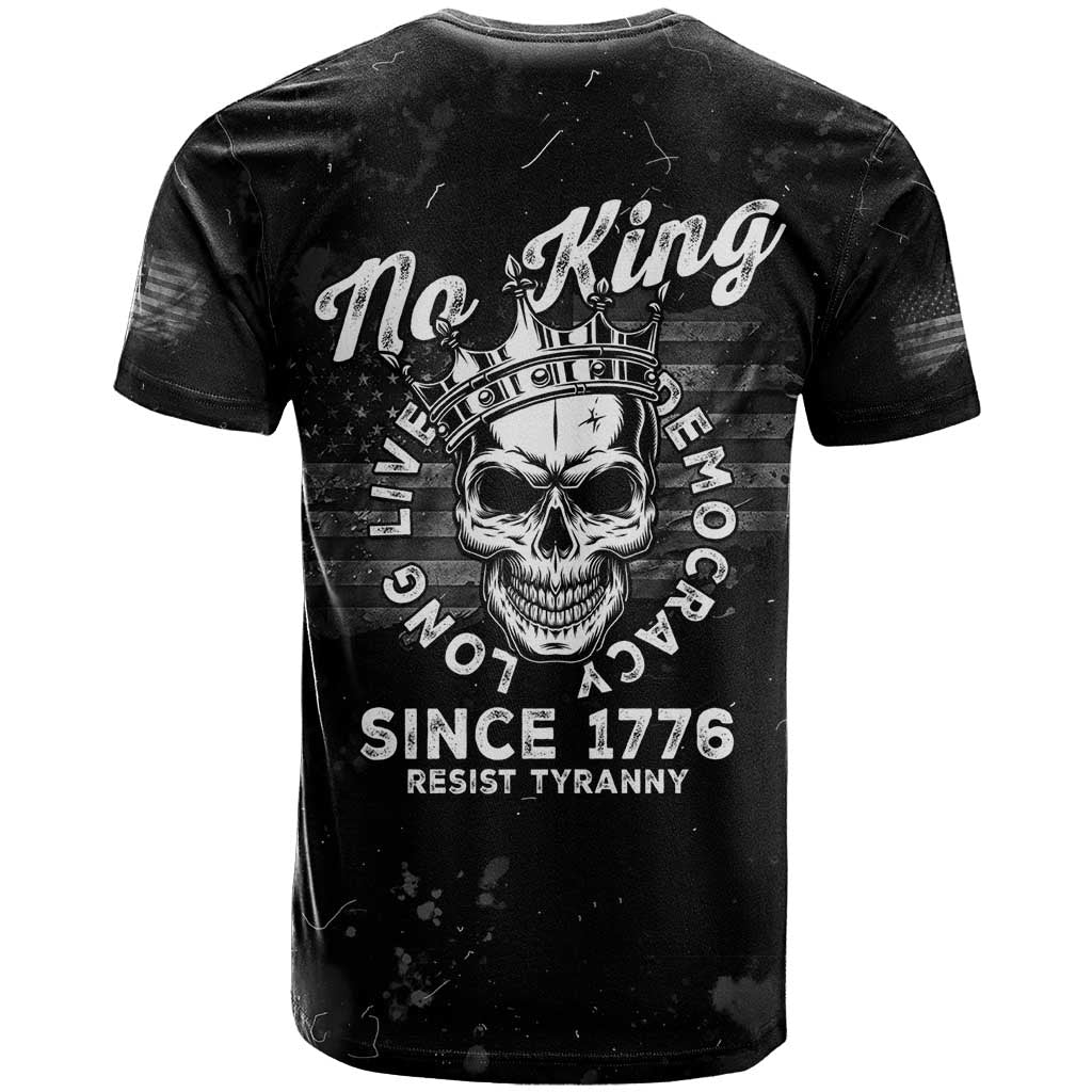 No Kings In America T-Shirt Resist Tyranny Graphic Tee