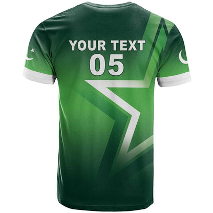 Custom Pakistan Cricket T-Shirt Go Champions Shaheens Graphic Tee