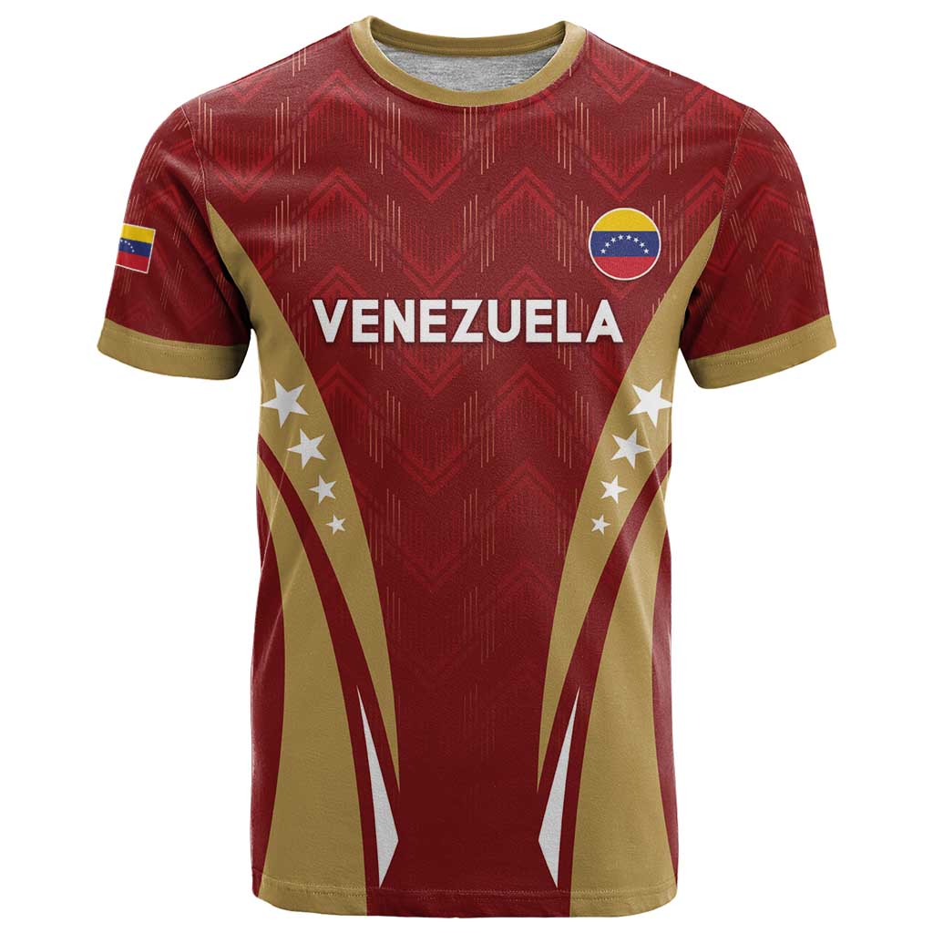 Custom Venezuela Football T-Shirt Go Champions Graphic Tee