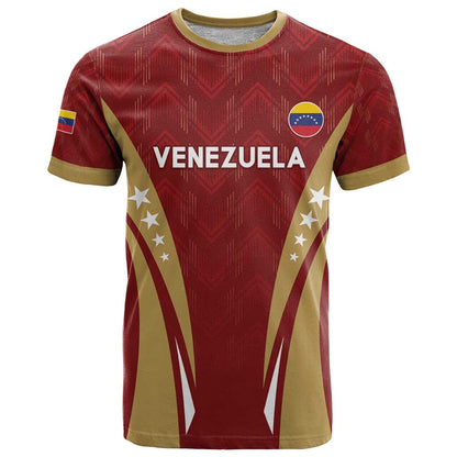 Custom Venezuela Football T-Shirt Go Champions Graphic Tee