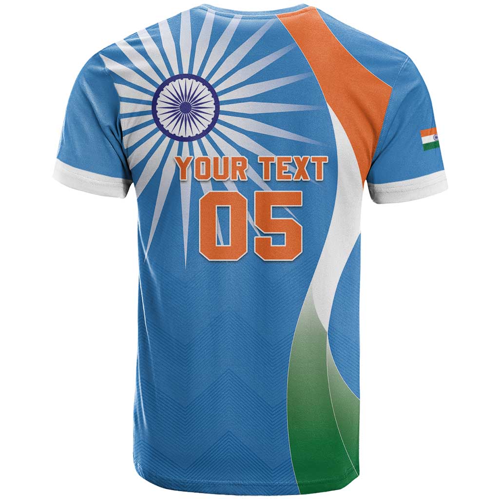 Custom India Cricket T-Shirt Sporty Style Graphic Tee