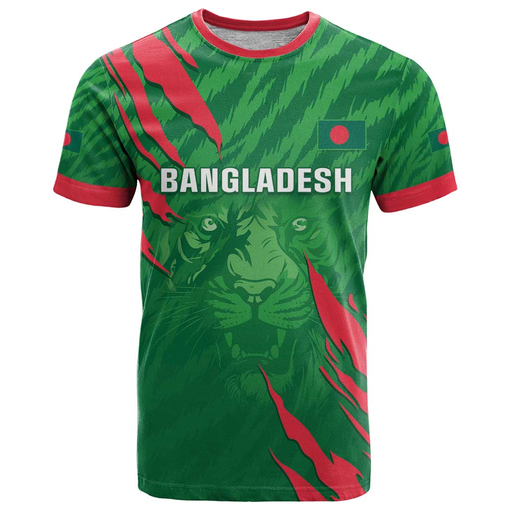 Custom Bangladesh Cricket T-Shirt Go Champions The Tigers Graphic Tee