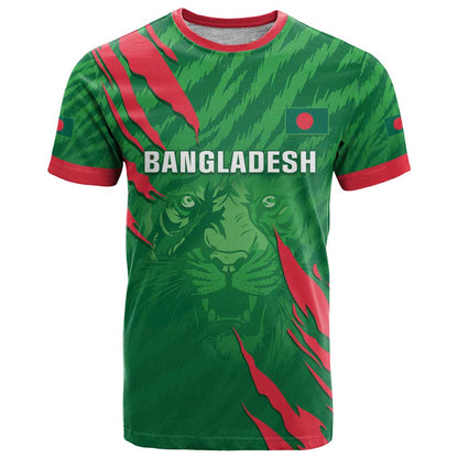 Custom Bangladesh Cricket T-Shirt Go Champions The Tigers Graphic Tee