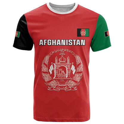 Custom Afghanistan Cricket T-Shirt Flag Style Graphic Tee