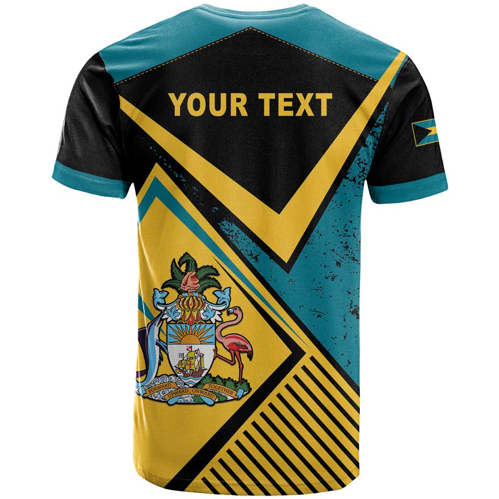 Personalized Bahamas T-Shirt Coat Of Arms Unique Style Graphic Tee