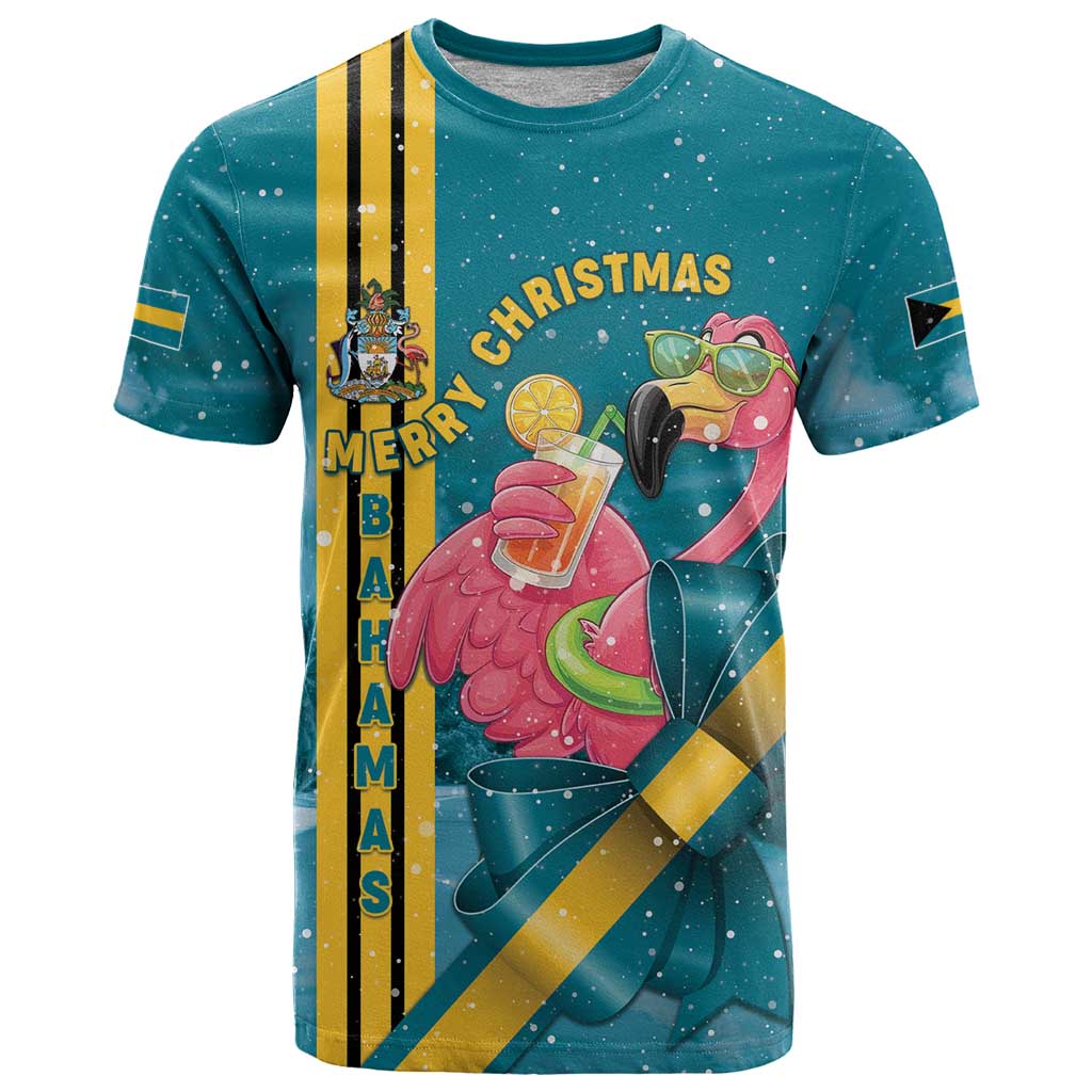 Bahamas Christmas T-Shirt Merry Mingo Tropical Vibes Graphic Tee