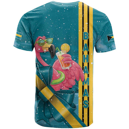 Bahamas Christmas T-Shirt Merry Mingo Tropical Vibes Graphic Tee