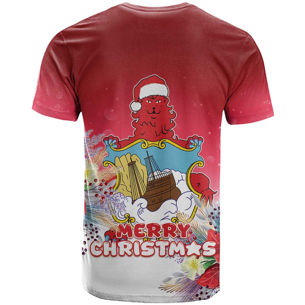 Bermuda Christmas T-Shirt Coquette Bow Xmas Vibe Graphic Tee