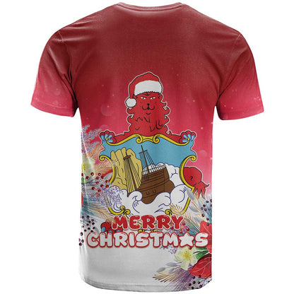 Bermuda Christmas T-Shirt Coquette Bow Xmas Vibe Graphic Tee