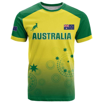 Custom Australia Cricket T-Shirt Go Champions Aussies Graphic Tee
