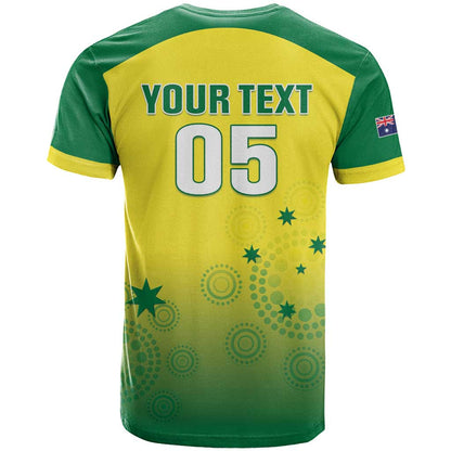 Custom Australia Cricket T-Shirt Go Champions Aussies Graphic Tee