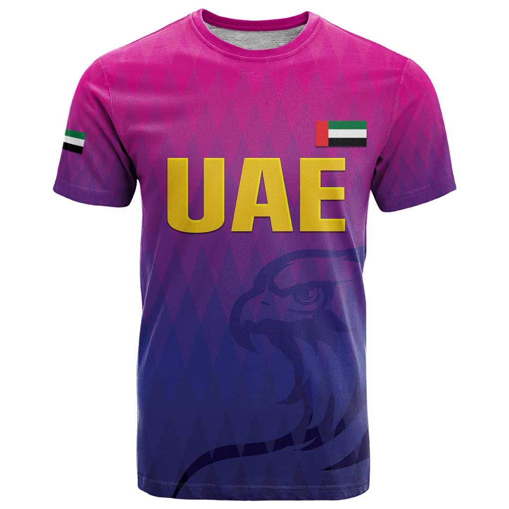 Custom United Arab Emirates Cricket T-Shirt Go Champions Sporty Style Graphic Tee
