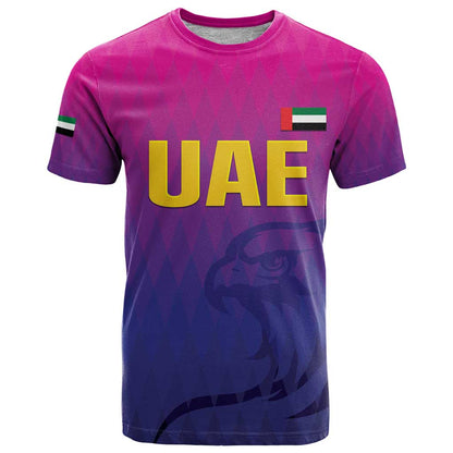 Custom United Arab Emirates Cricket T-Shirt Go Champions Sporty Style Graphic Tee