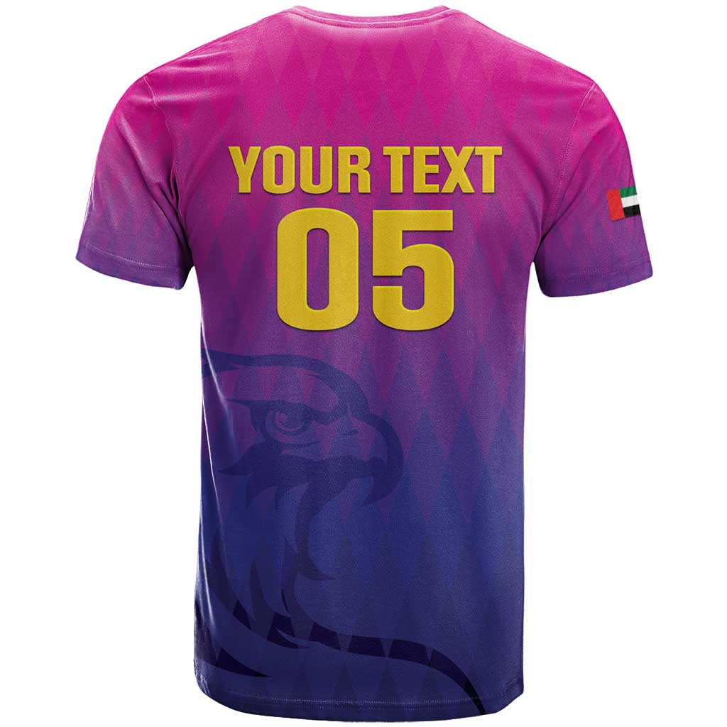 Custom United Arab Emirates Cricket T-Shirt Go Champions Sporty Style Graphic Tee