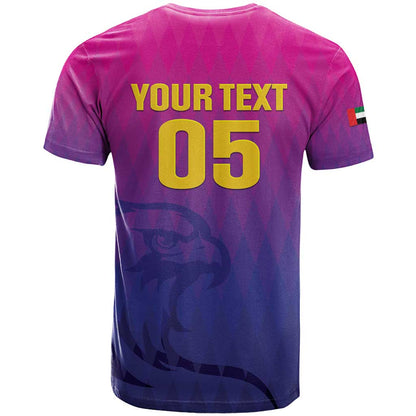 Custom United Arab Emirates Cricket T-Shirt Go Champions Sporty Style Graphic Tee