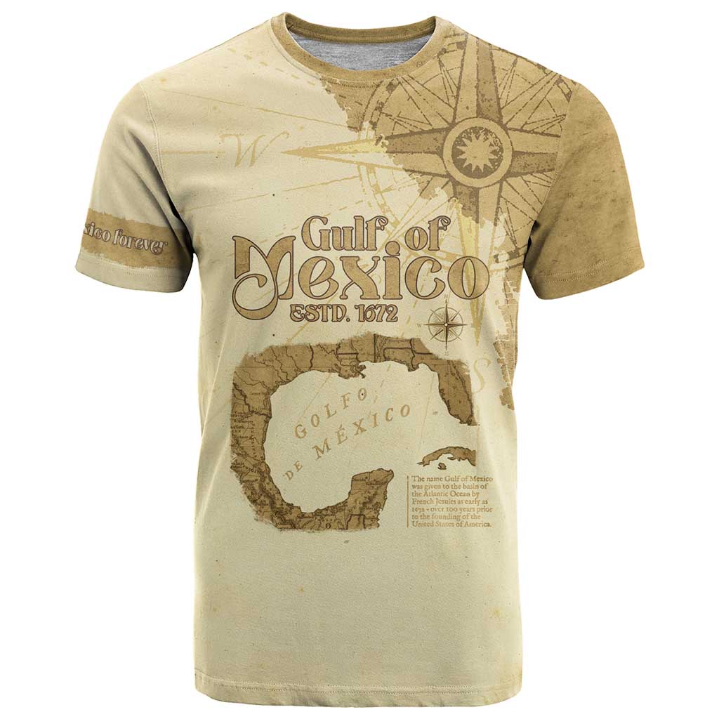 Gulf Of Mexico Estd 1672 T-Shirt Vintage Style Graphic Tee