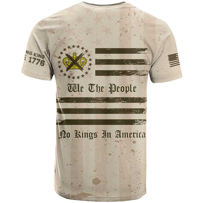 No Kings In America T-Shirt We The People Graphic Tee
