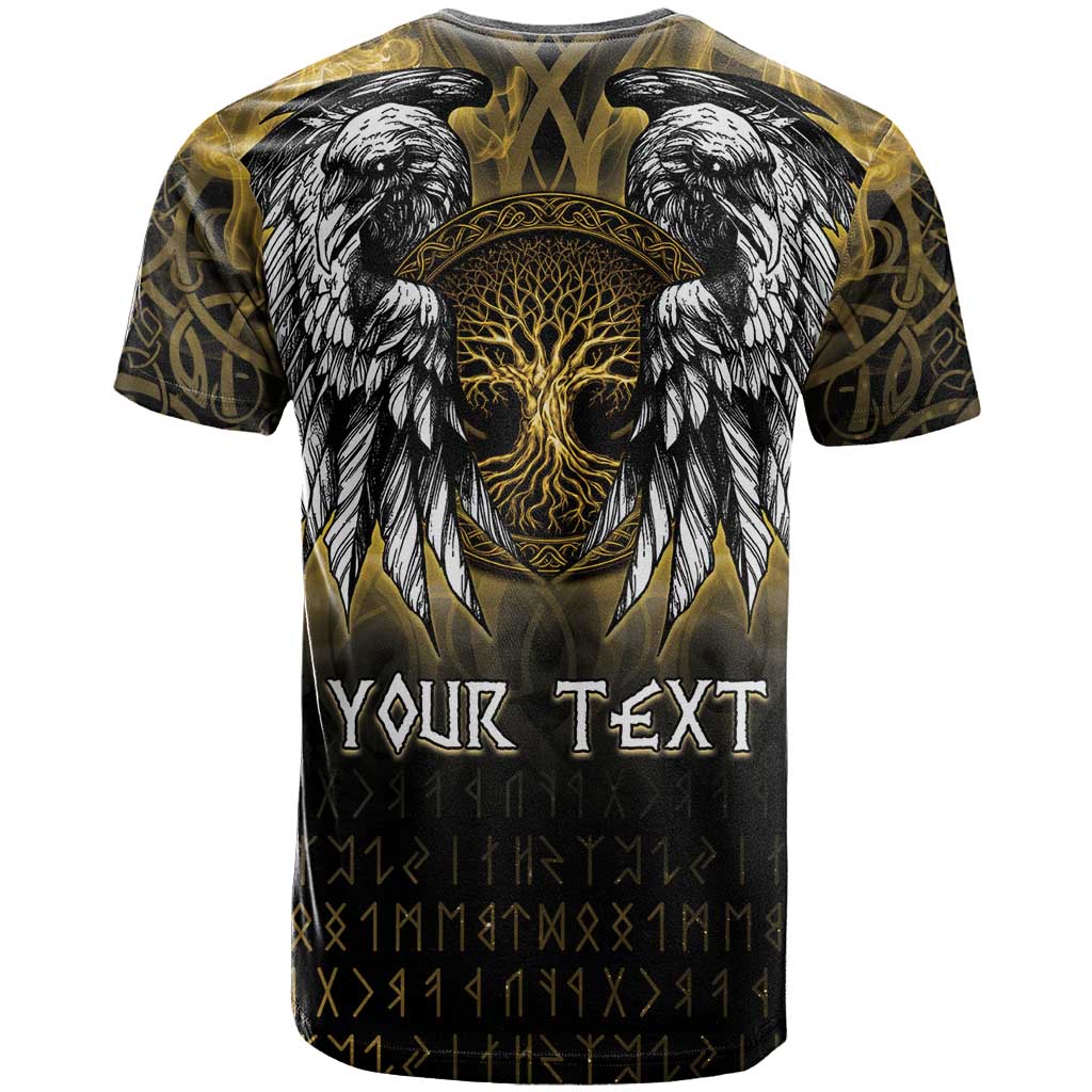 Personalized Cornwall Celtic Chough T-Shirt With Tree Of Life Graphic Tee