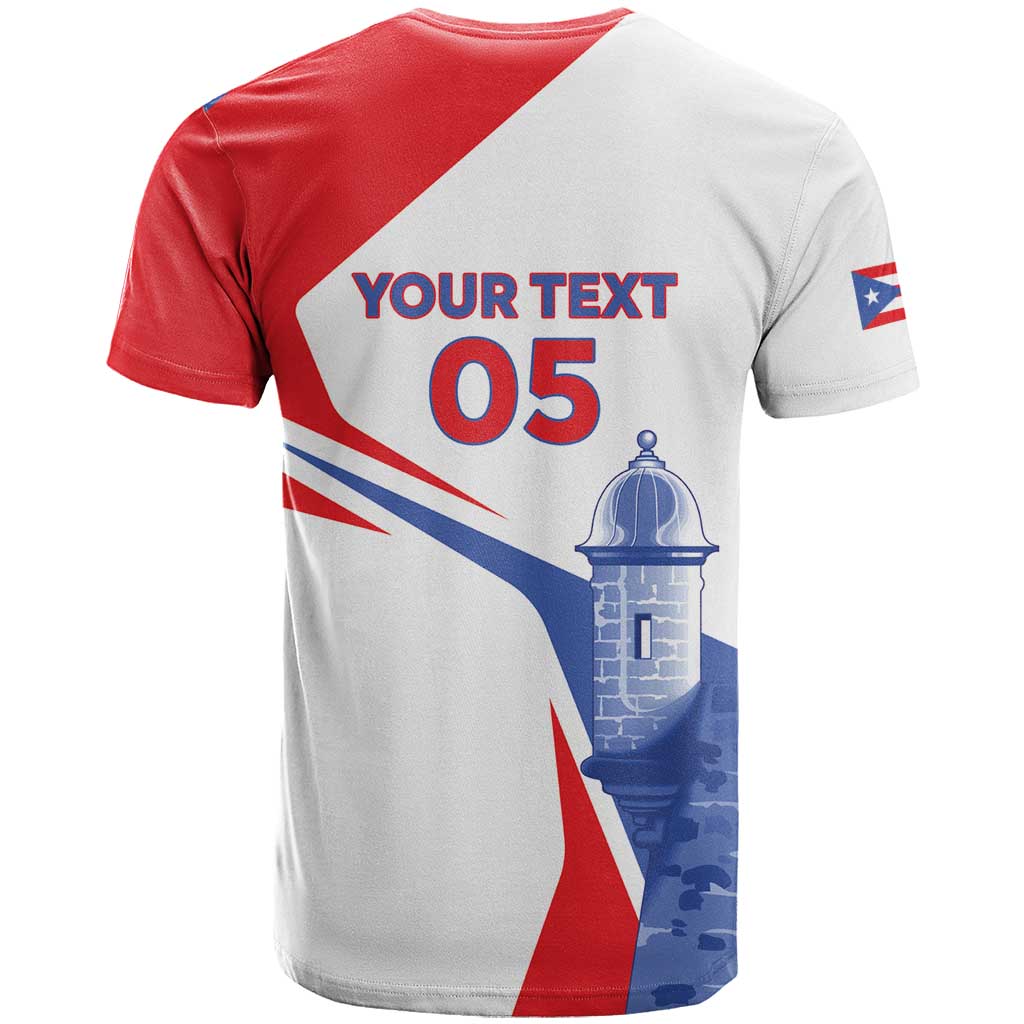 Puerto Rico Baseball Custom T-Shirt El Morro Sporty Style Graphic Tee