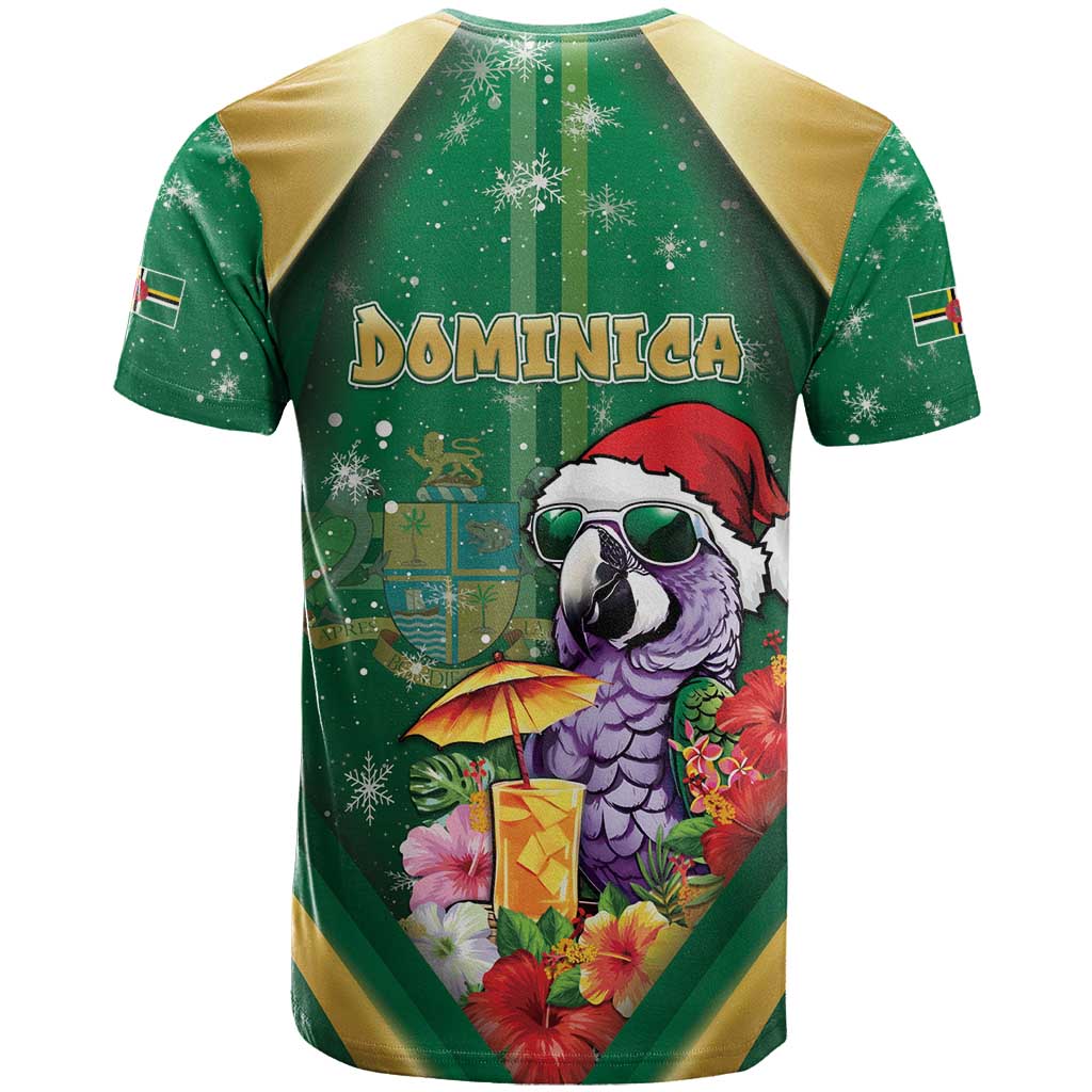 Dominica Christmas T-Shirt Funny Santa Sisserou Parrot Graphic Tee